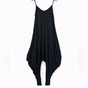 NWT Dreamskull Black Asymmetrical One‑Piece Romper • Women’s M • Punk / Boho